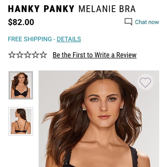 ✨Hanky Panky Black Melanie Bra 32C✨ - Picture 3 of 8